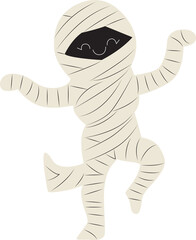 Happy Halloween Mummy dancing