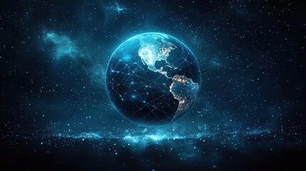 Obraz premium Global Network Connection