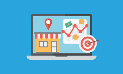 business growth, Business making profits, Business revenue analytics - vector illustration background