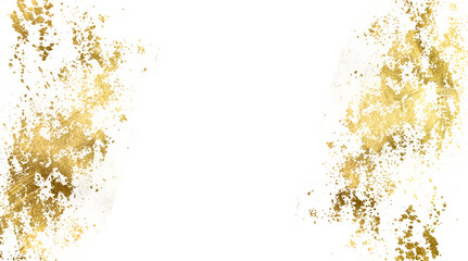 Golden foil Pieces flakes of golden flame shimmer on png transparent background. Abstract shiny gold glitter gold frame. Premium design,wedding,vip cover template,grand opening,flyer.