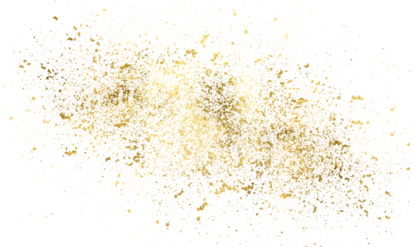 Shiny gold glitter.Pieces flakes of golden flakes shimmer, gold foil on vertical png transparent background. Abstract  png design element. Premium design,wedding,vip cover template,grand opening,flyer