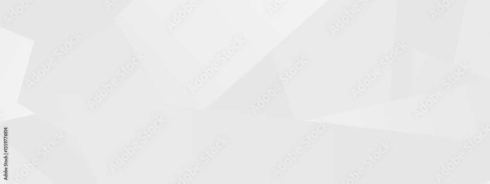 Poster geometric abstract background with light gray polygonal shapes and subtle texture.