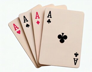 Four Aces Playing Cards: A Classic Still Life