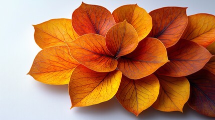 Vibrant autumn leaves