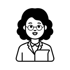 Teacher hand drawn illustration