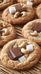 Delicious Cashew Chocolate Chunk Cookies