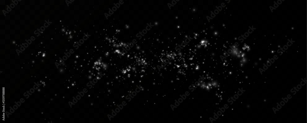 Aufkleber glow light effect. vector illustration. christmas flash. dust