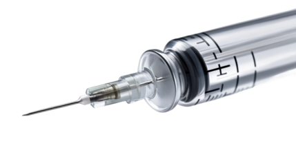 Medical Syringe Close-up