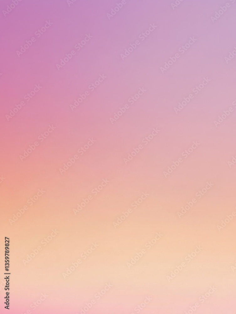 Aufkleber a soft pastel gradient transitioning from peach to soft lavender, creating a calm and inviting wallp