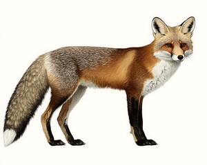 Red Fox Portrait.