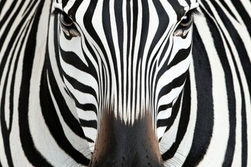 Captivating Zebra Close-Up Wildlife Sanctuary Photography Natural Habitat Detailed View Animal Behavior