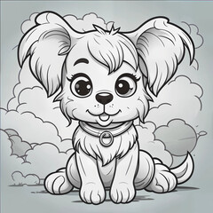 Obraz premium Kawaii Coloring Pages: Clean Outlines for Creativity