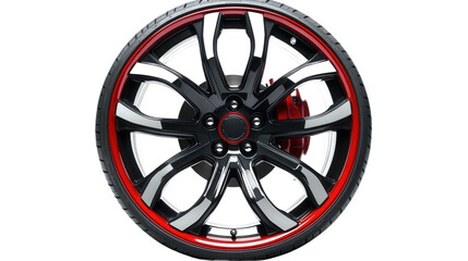 Obraz premium Modern Automotive Alloy Wheel Design
