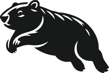 wombat vector illustration