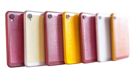 Colorful Smartphone Back Covers Showcase Modern Design