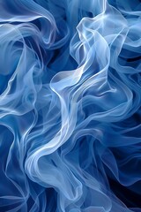 Obraz premium 3d abstract water wave blue background wallpaper design