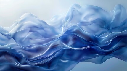 Obraz premium 3d abstract water wave blue background wallpaper design