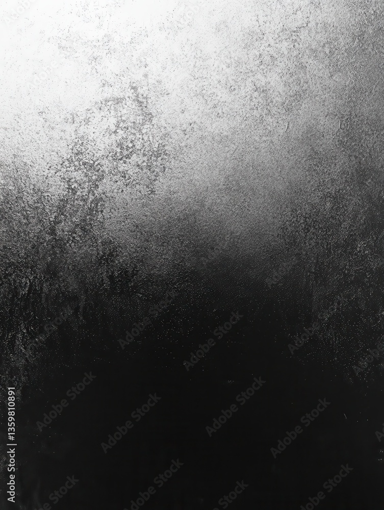 Poster subtle grainy gradient with soft noise texture transitioning from light gray to dark charcoal for mo