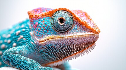 Fototapeta premium Vivid Chameleon Close-up