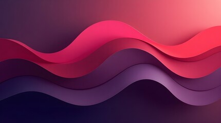Abstract Waves Modern Graphic with Copy Space