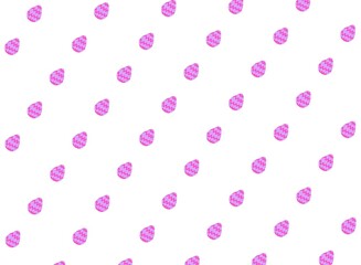 Seamless pattern of colorful Easter eggs with a cheerful and unique design suitable for Easter-themed decorations, textiles, and graphic backgrounds.