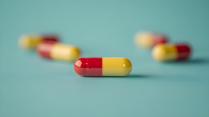 Close-Up of Colorful Capsules.