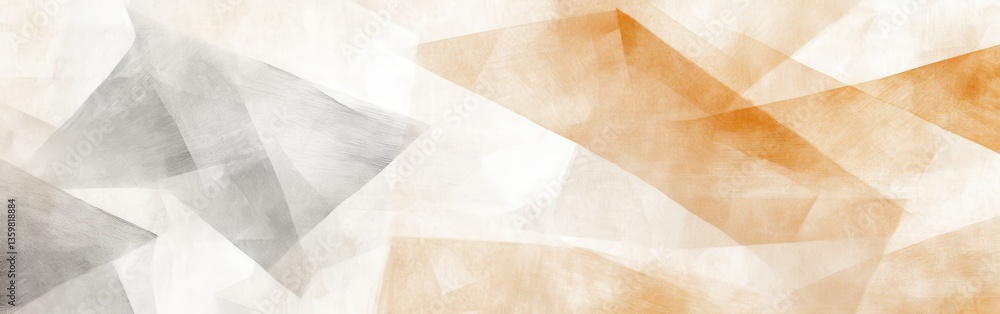 Fototapete artistic texture with minimalist pencil strokes in soft gray and warm orange tones creating a calm a