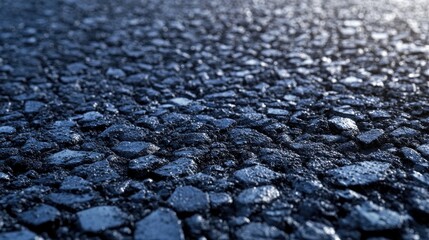Close-up View of Cobblestone Road