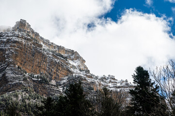 Beautiful Pyrenees between Spain and France
