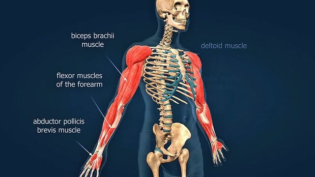 Anatomy of the muscles of the arm