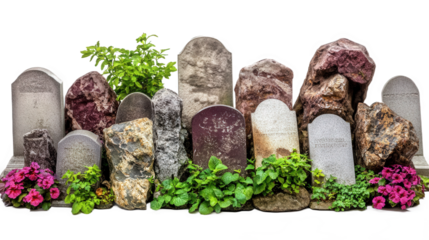 Memorial Stones and Nature's Embrace