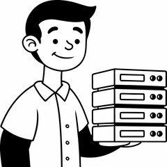 Server Illustration