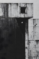 Abstract Monochrome Concrete Architecture Photography