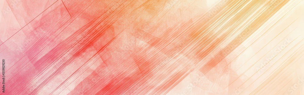 Poster abstract gradient of muted pencil strokes in warm hues creates a serene atmosphere suitable for crea