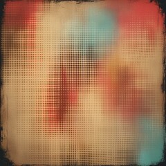 The abstract dotted halftone retro old paper print texture features an overlay effect filter and a hard mix poster background design.