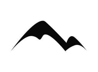 Illustration of an Mountain Silhouette Logo