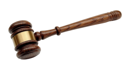 Wooden Gavel for Legal Proceedings