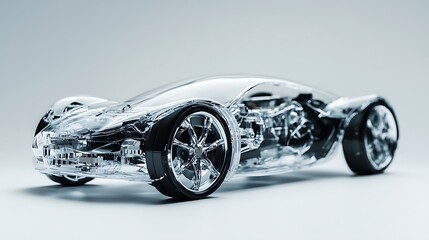 Modern Luxury Colored Car Race Design Concept Wallpaper Background 3d Rendering Generative Ai