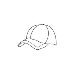baseball cap vector illustration