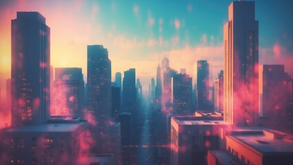 Obraz premium background of building skyline