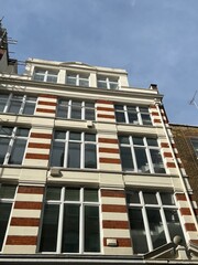 Fototapeta premium Tall building with red brick