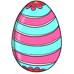colorful easter egg