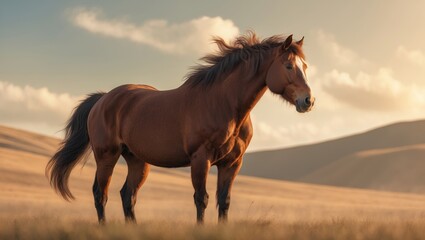 Obraz premium Wild horse idea
