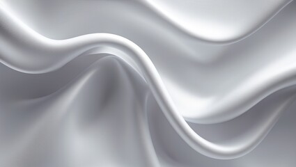 Soft blurred texture of white gray satin with a natural pattern.