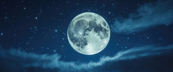 backgrounds night sky featuring stars, the moon, and clouds