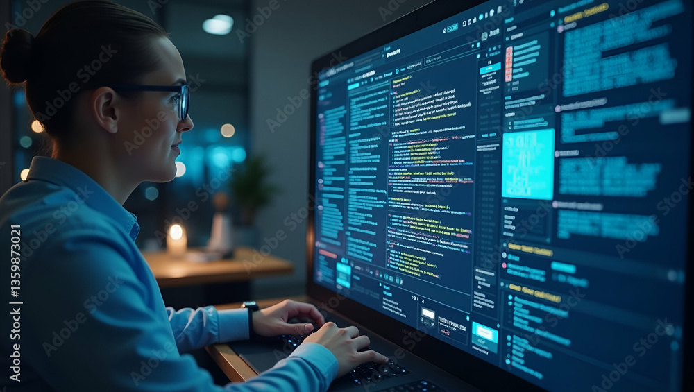 Poster smart robot ai tool: chatbot, image generation & code writing