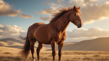 Obraz premium Wild horse idea