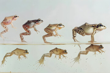 Comprehensive Depiction of the Life Cycle of an African Clawed Frog-xenopus Laevis