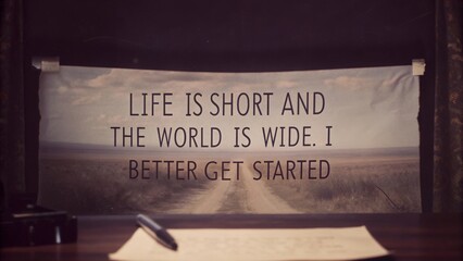 Exploring new horizons life is short and the world is wide adventure awaits travel diary natural landscapes personal growth perspective