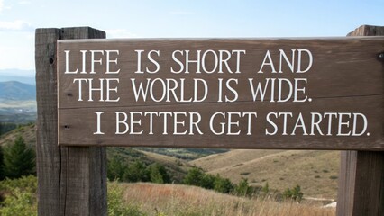 Exploring life's journey a call to adventure in the great outdoors inspirational travel blog post scenic landscape perspective on embracing life